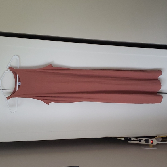 NWT Old Navy High Neck Ribbed Midi Dress - Picture 2 of 2